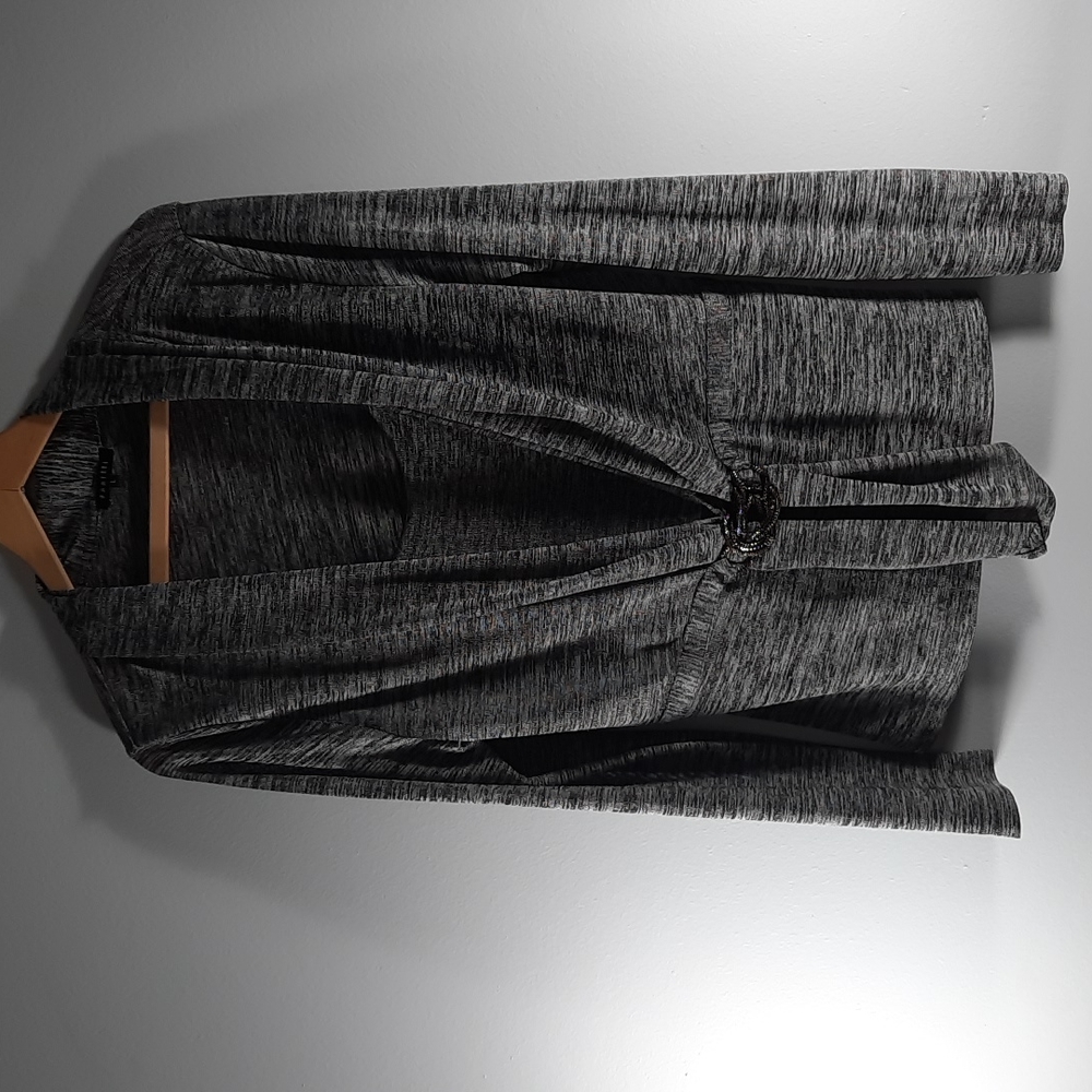Panilli gray/black sweater Sz L